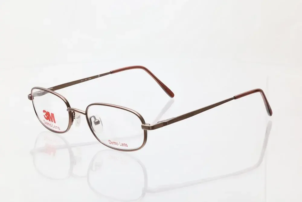 3M DT-3 Brown Satin 50-18-140mm Eyeglass FRAMES ONLY - NEW/WITHOUT TAGS